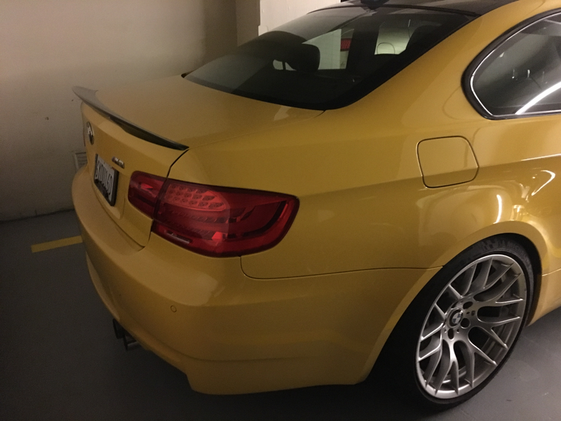 Illustration for article titled Dakar Yellow E92 M3